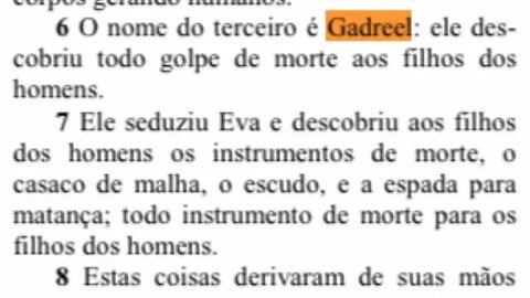 Gadreel o teu fim está próximo!!!! Nunca foste Portador da luz bosta nenhuma!!!! (Ver descrição)