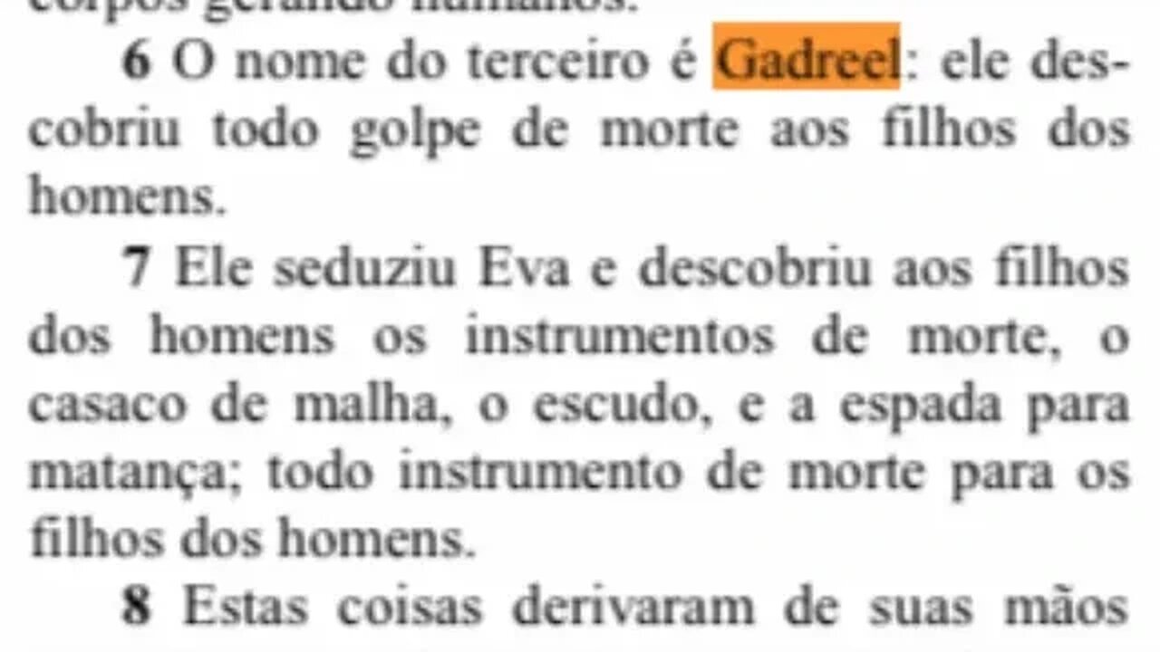 Gadreel o teu fim está próximo!!!! Nunca foste Portador da luz bosta nenhuma!!!! (Ver descrição)