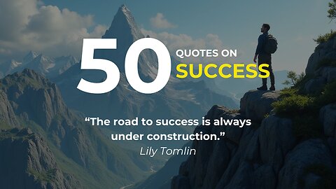 50 Quotes on Success: Motivation and Inspiration to Persist in Pursuit and Achievement of Goals