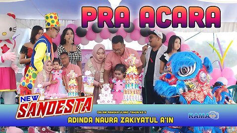 pra acara // ulang tahun ke 5 adinda naura zakiyatul a'in project by #ramastudio