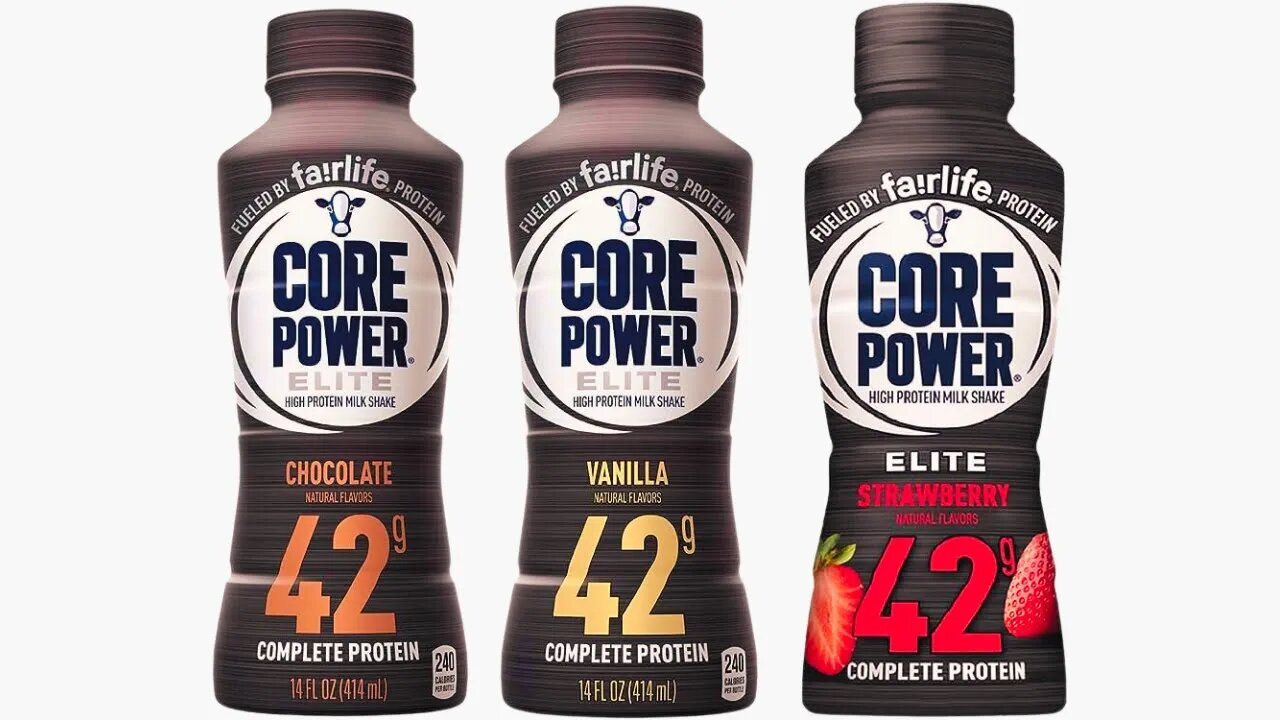 Maximize Workout Recovery with Core Power Elite 42g High Protein Milk Shake | Strawberry