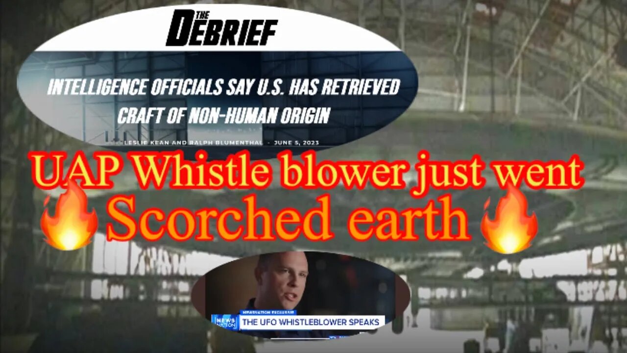 The Debrief article:WHISTLEBLOWER government cover-up UAP of unknown origin in their possession