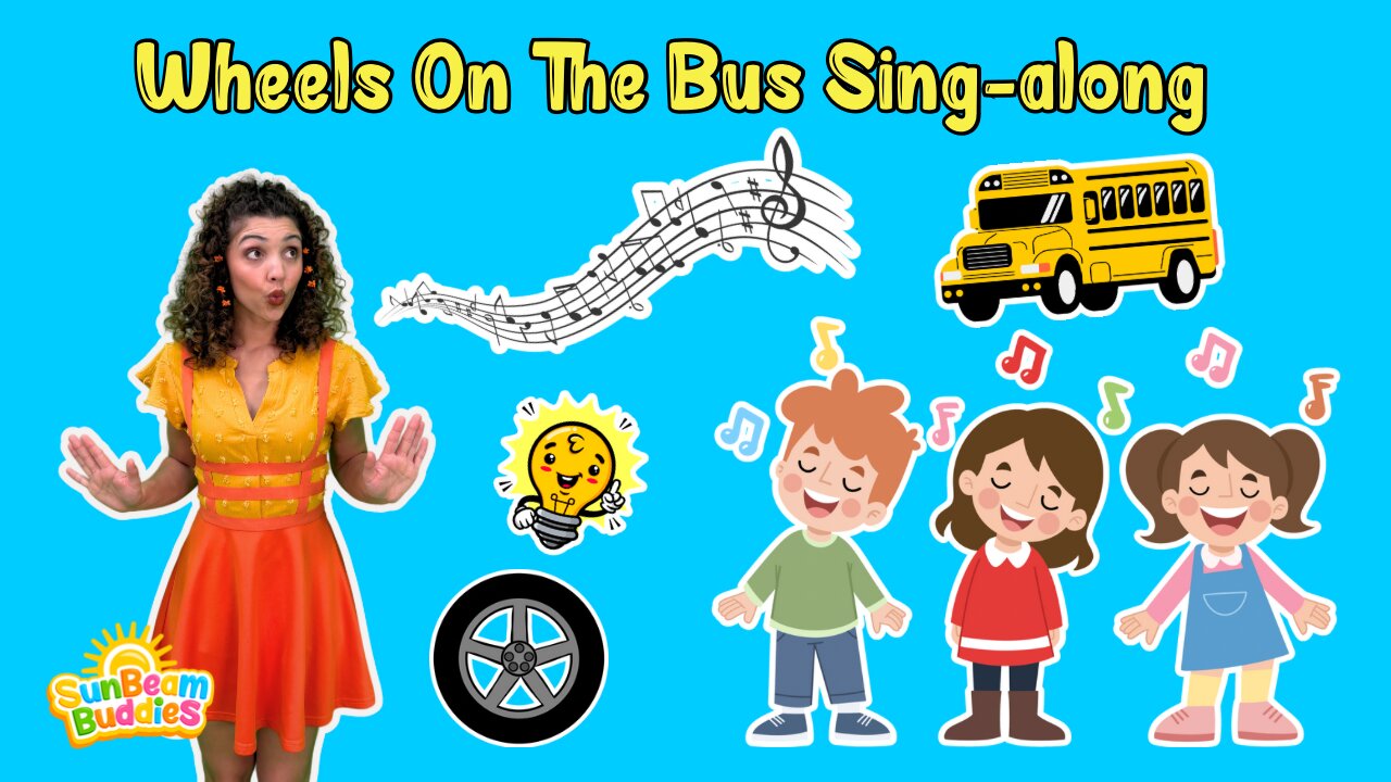 Wheels On the Bus Sing-Along with Miss Sunshine 🚌