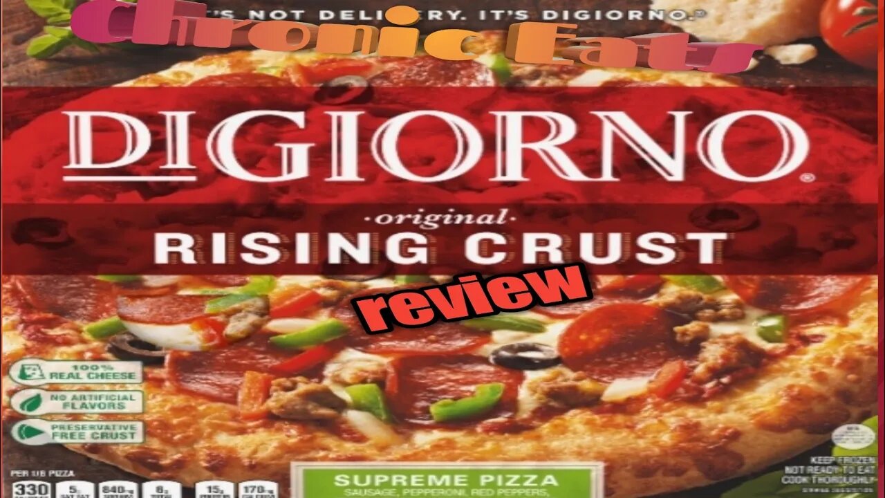 DiGiorno supreme rising crust pizza review
