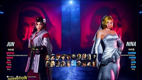 TEKKEN 8 CBT | Jun Kazama & Nina Williams Character Select Outfit Presets - First Look!