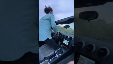 Jack Sparrow on a Audi TT
