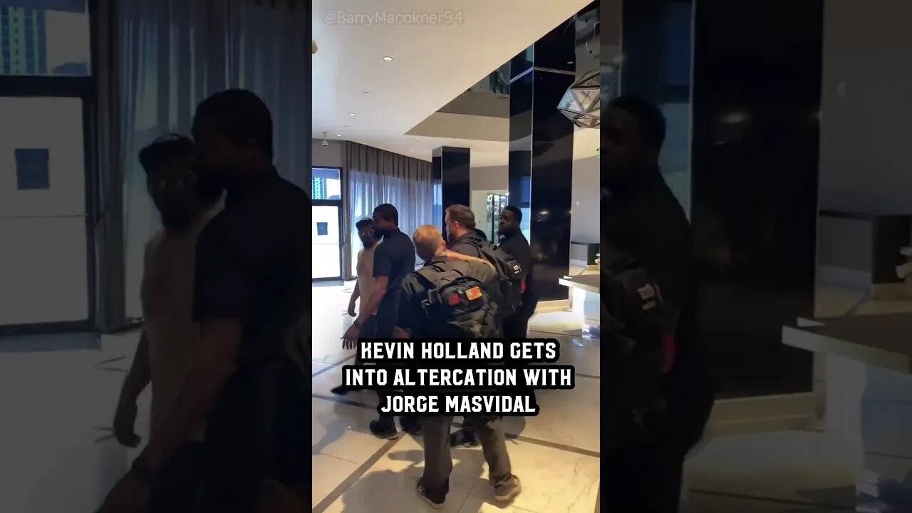 Kevin Holland and Jorge Masvidal get into ALTERCATION ahead UFC287 | #ufc #shorts #ufc287