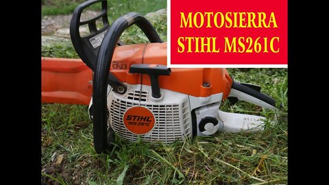 Stihl motosierra MS261C demostración MS 261 C