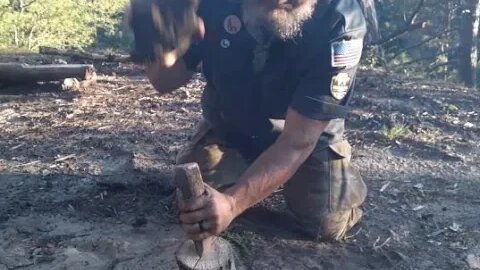 How to process fire wood without an axe or saw