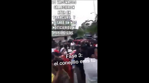 80 vacunados fallecieron ayer en Paraguay