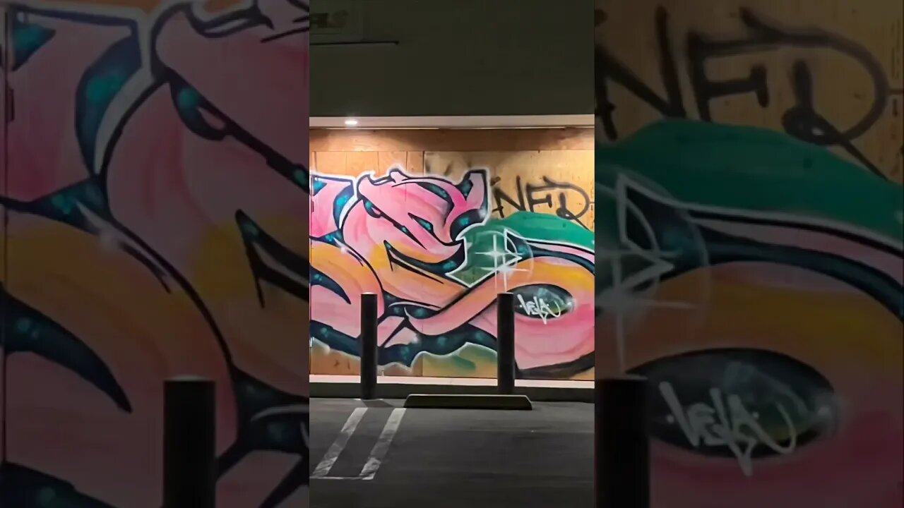 MAGNIFICENT GRAFFITI PIECE! 😮 #graffiti #graffitiart #shorts