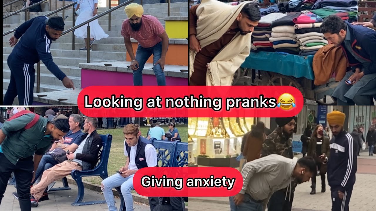 Looking at nothing prank giving anxiety to people😂2024//Jokerpranks