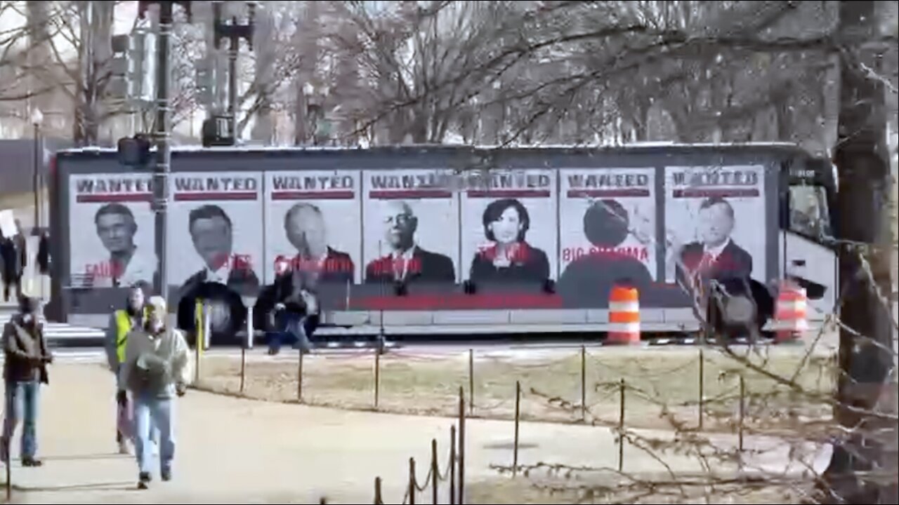 "WANTED" Bus Ad in D.C.