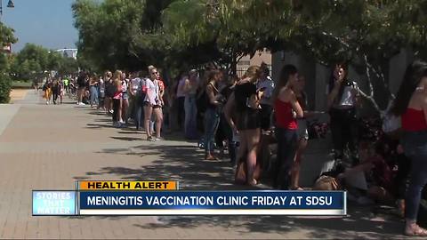 Meningitis vaccination clinic to be held at SDSU