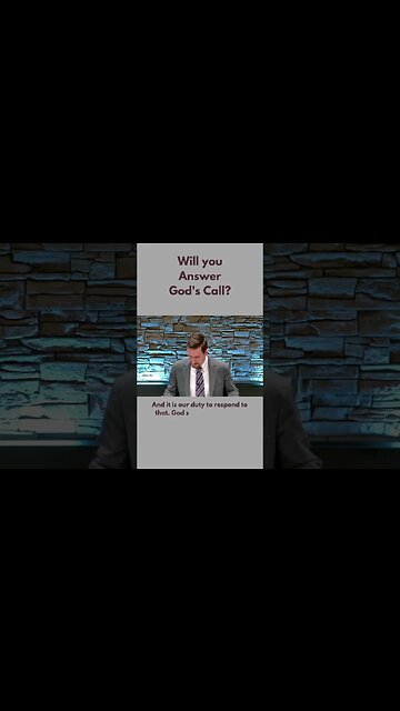 Will you Answer God's Call