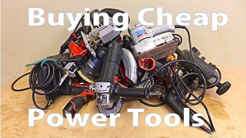 Buying Cheap Power Tools: Woodworking Beginners #14 - Woodworkeb