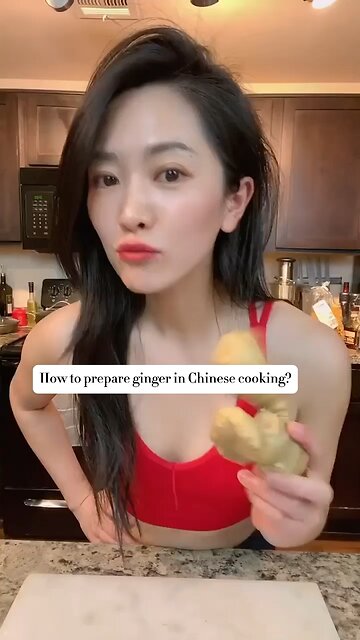 Ginger Prep for Chinese Cooking
