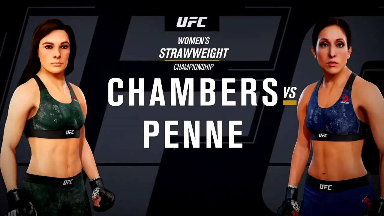 EA Sports UFC 3 Gameplay Jessica Penne vs Alex Chambers