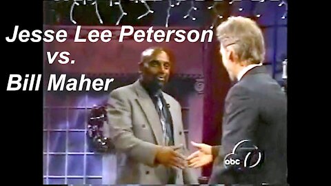 Jesse Lee Peterson on Politically Incorrect with Bill Maher: Jesse Jackson, George W. Bush 2000 #tbt