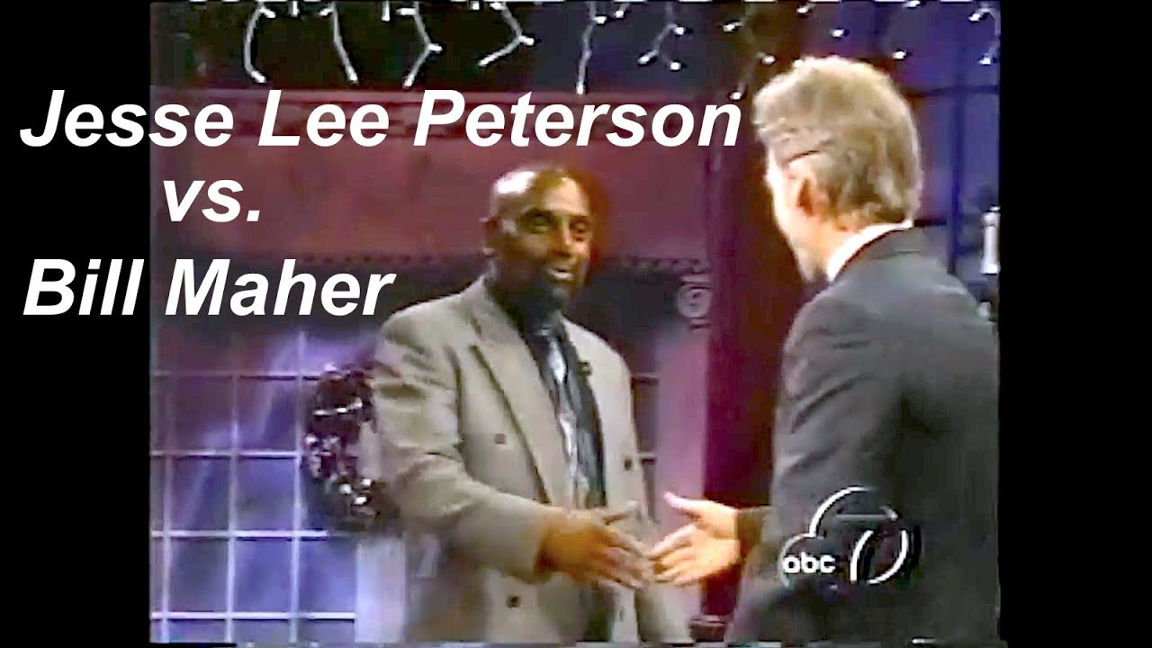 Jesse Lee Peterson on Politically Incorrect with Bill Maher: Jesse Jackson, George W. Bush 2000 #tbt