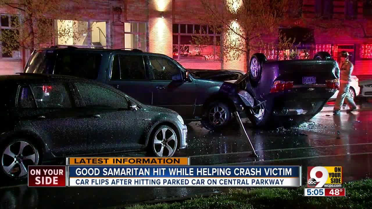 Good Samaritan injured in West End crash