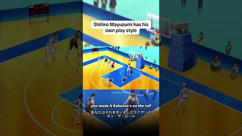 Shihiro Mayuzumi has his own play style 😤 #anime #kurokonobasket #fyp
