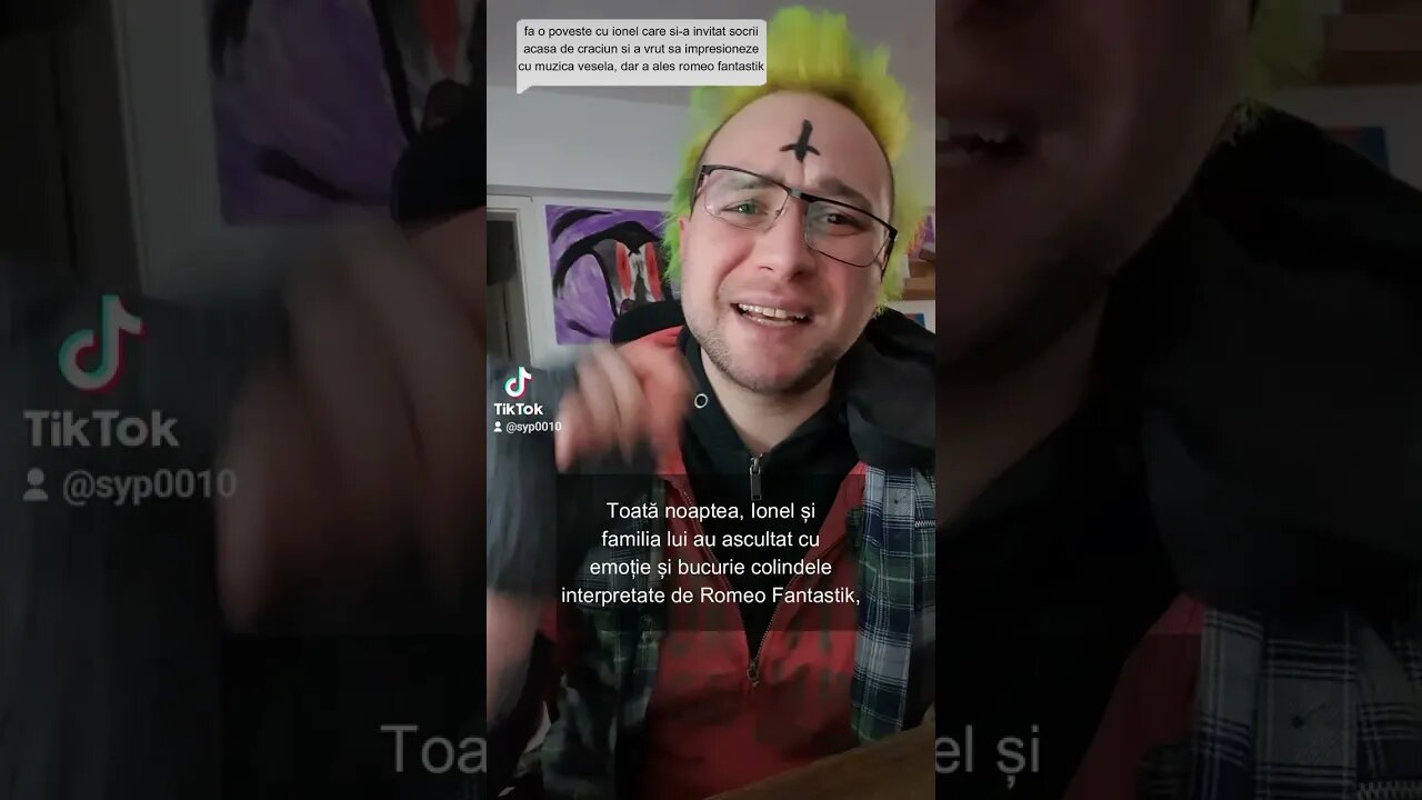 Ionel si socrii sai in ziua de Craciun au ascultat Romeo Fantastik si au mancat pateu