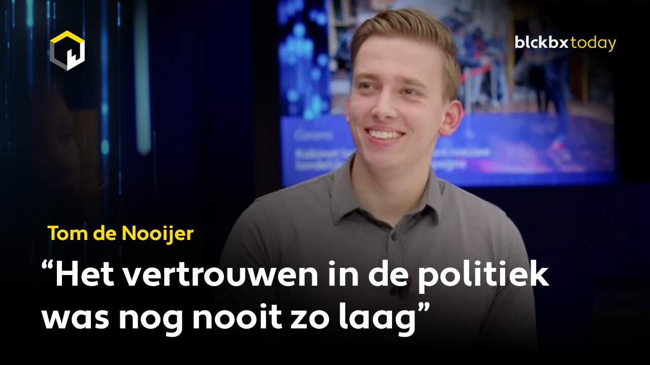 Tom de Nooijer: “Het vertrouwen in de politiek was nog nooit zo laag”