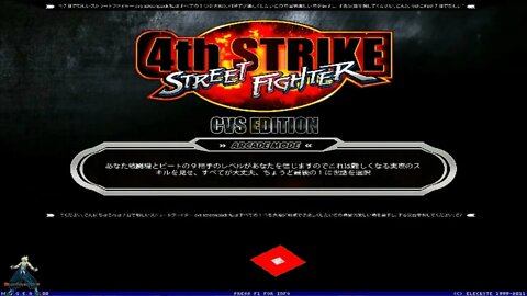 Mugen Street fighter 4th Strike Cvs Edition ShowCase