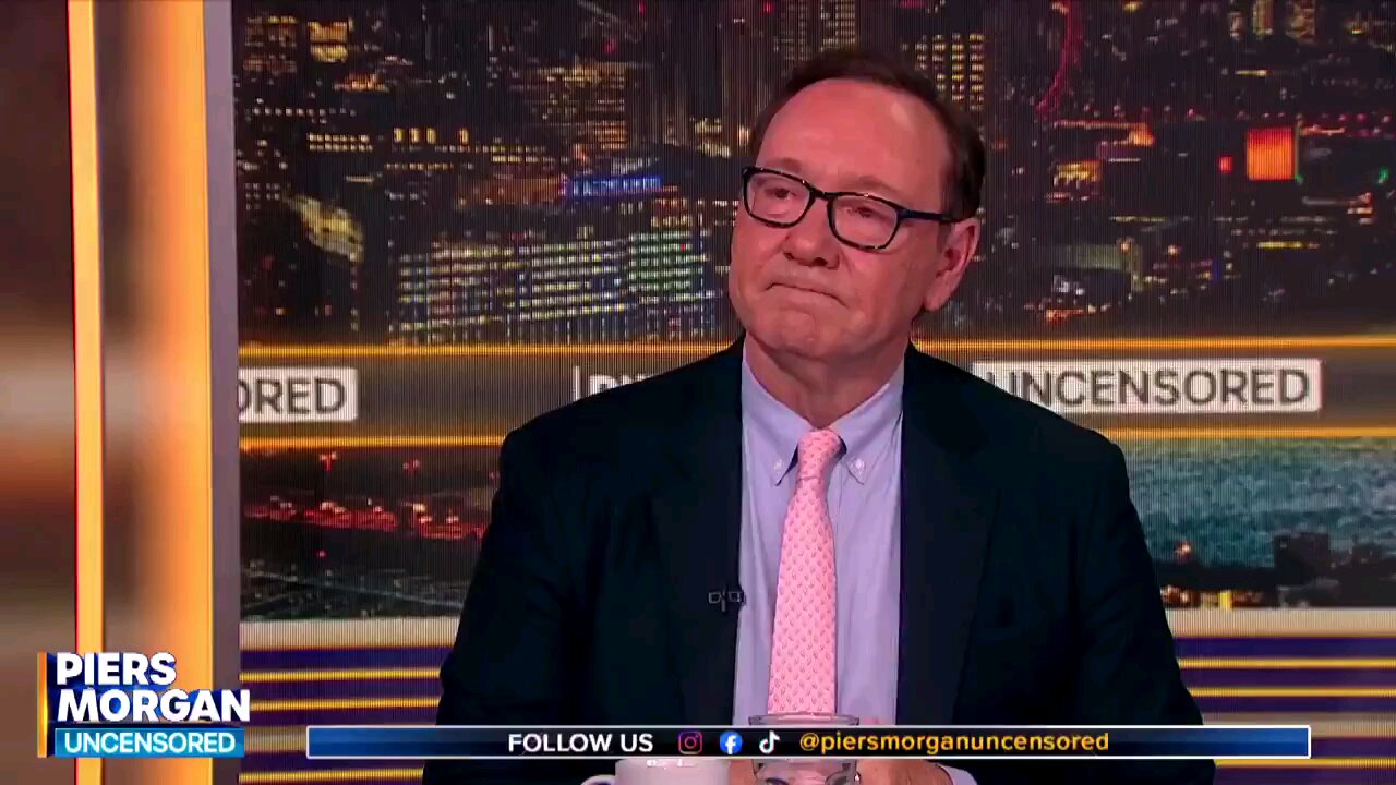 ⚠️Actor Kevin Spacey starts crying during an interview with Piers