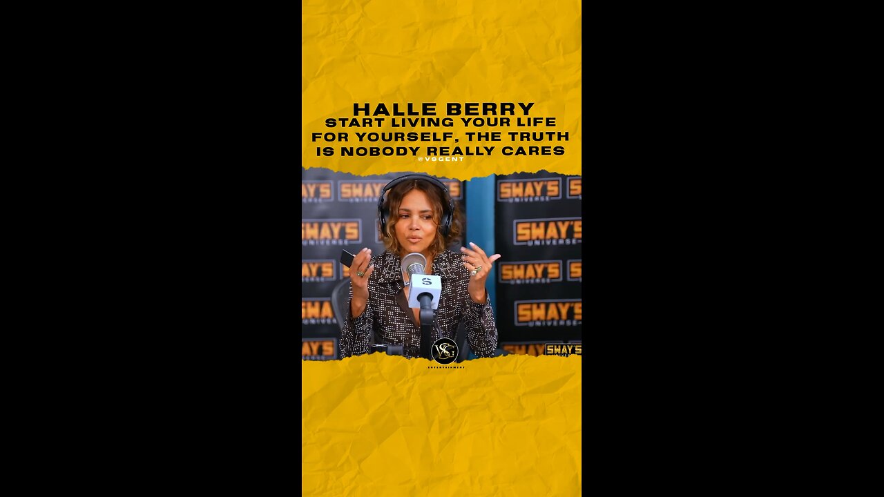 @halleberry Start living your life for yourself, the truth is nobody really cares