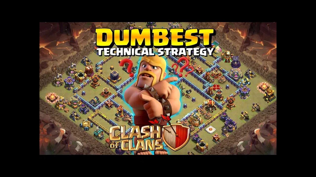 DUMBEST Clasher Tries the Most Bizarre and Complex Strategy in Clash of Clans!
