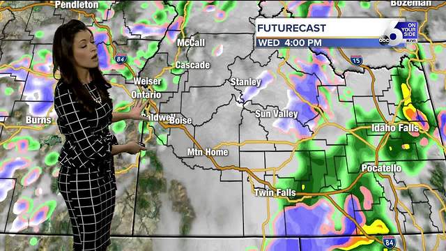 A wet Wednesday morning