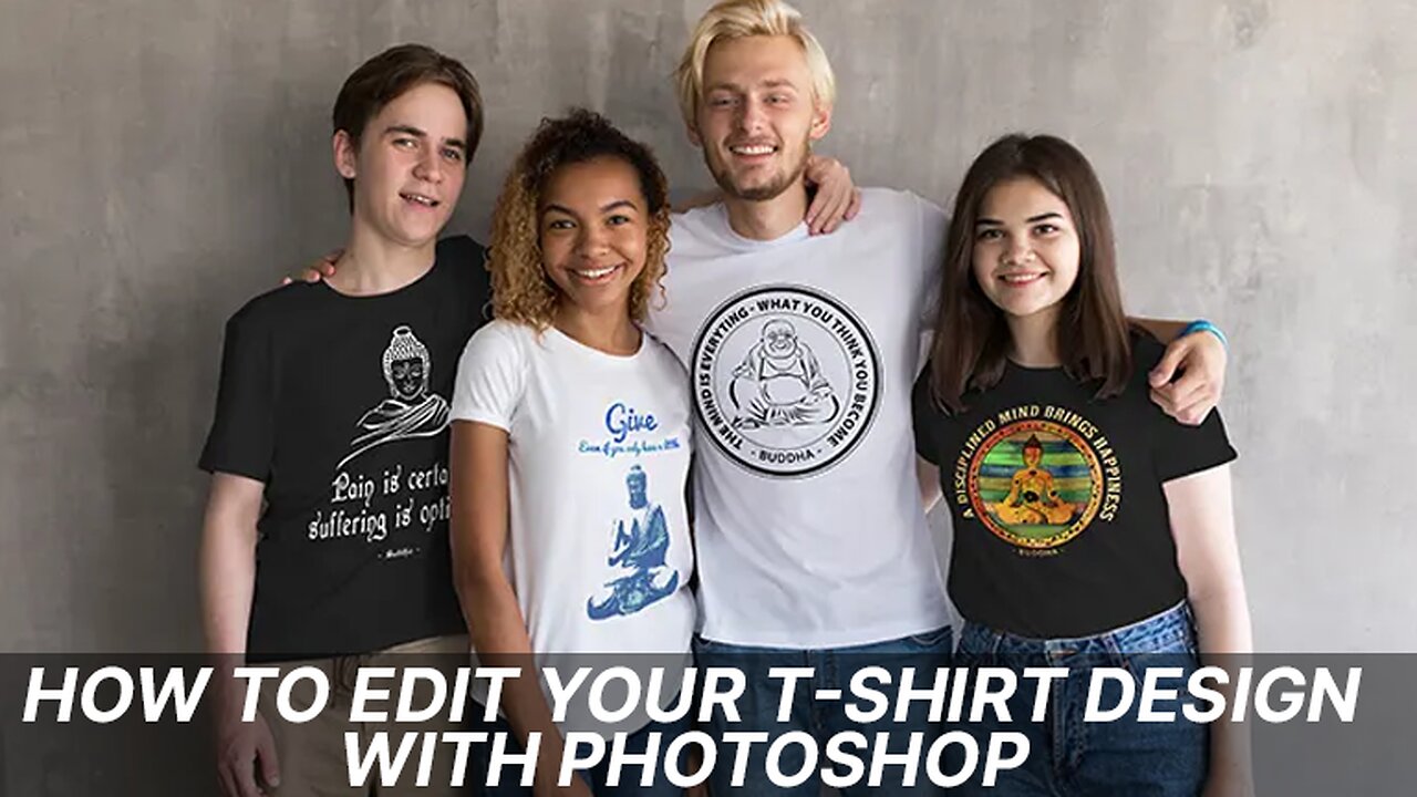 How to edit your t shirt design with photoshop