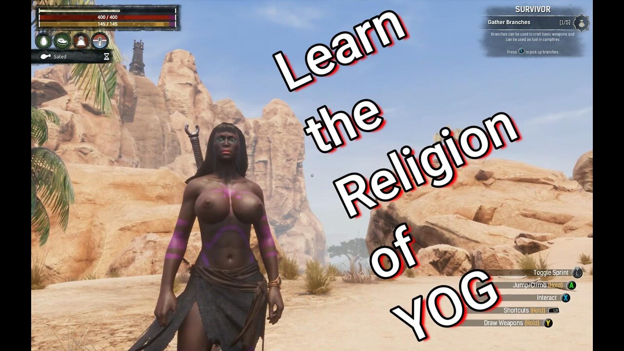 Conan Exiles, learn Religion of YOG, Beginners Guide, Bouncing, Busty, Boobs, Breast Expansion