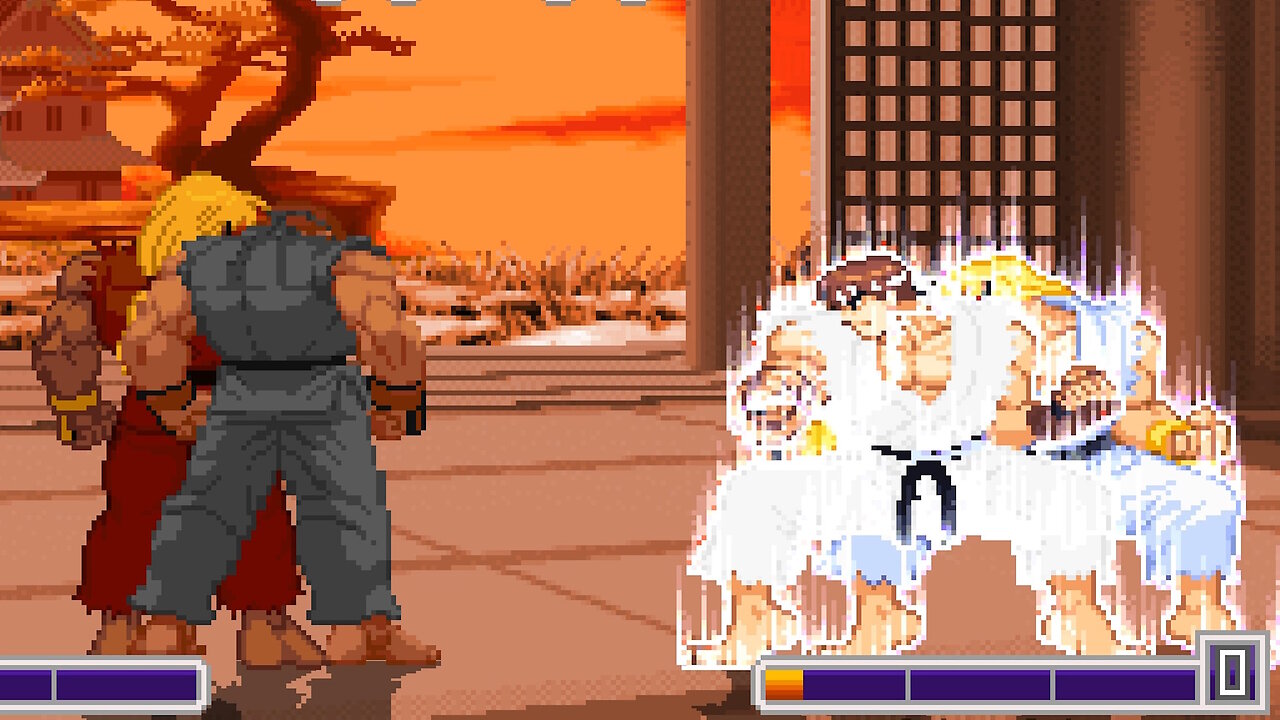 MUGEN - Evil Ryu & Evil Ken vs. Holy Ryu & Holy Ken - Download