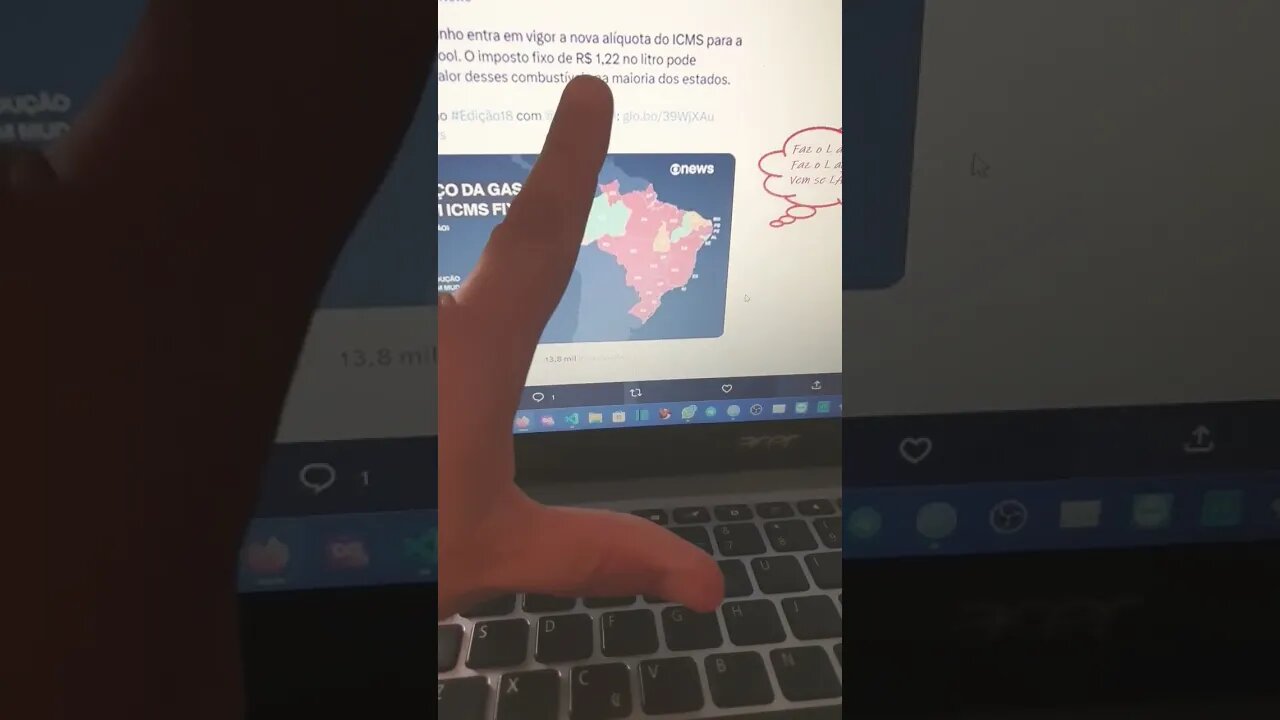 preço da gasolina/álcool com ICMS fixo vai aumentar o valor em 22 estados ... faz o L 💸💸💸💸💸🤡🤡🤡🤡🤡💸💸💸💸