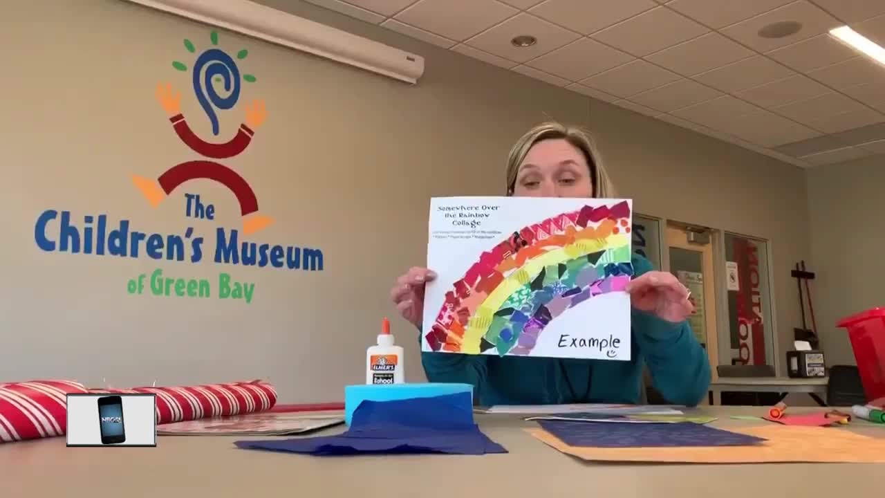 Doing projects with the Children's Museum of Green Bay