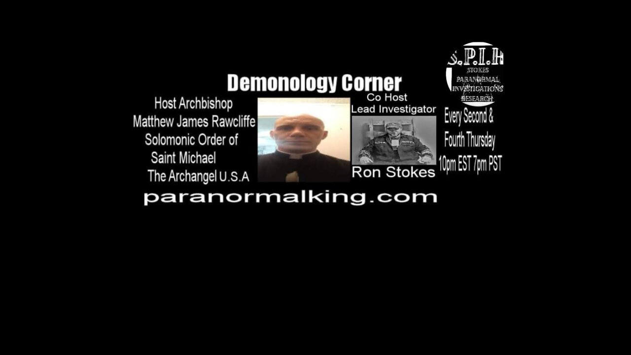 S.P.I.R. - DEMONOLOGY CORNER - EPISODE 2 - PARANORMALKING.COM