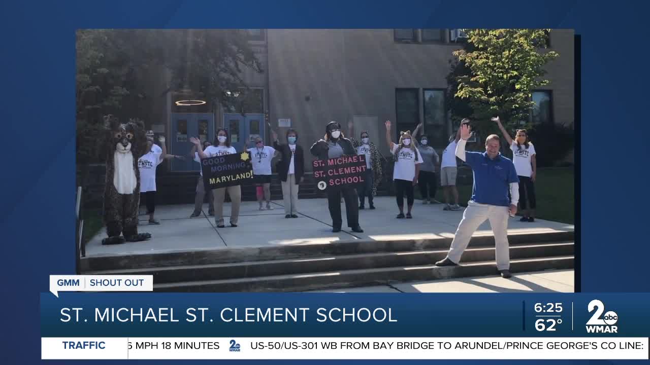 St. Michael St. Clement School says Good Morning Maryland!