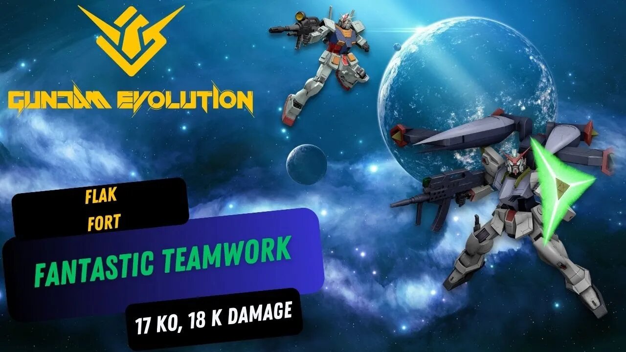 Flak Fort came down to the wire | Gundam Evolution | Casual | No Commentary | Full Game