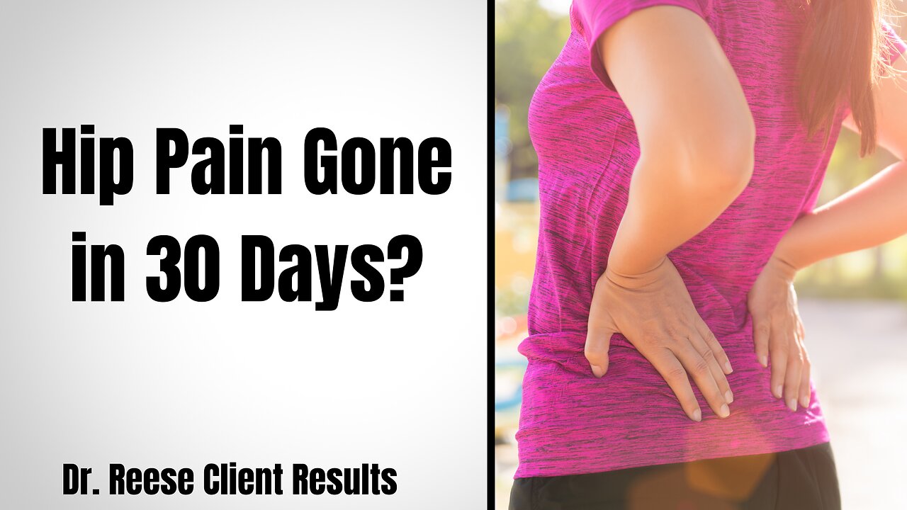 Dr. Reese Helped Correct Her Hip Pain Without Drugs or Surgery?