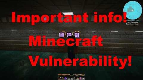 *URGENT* Minecraft Vulnerability - Zero-Day Exploit