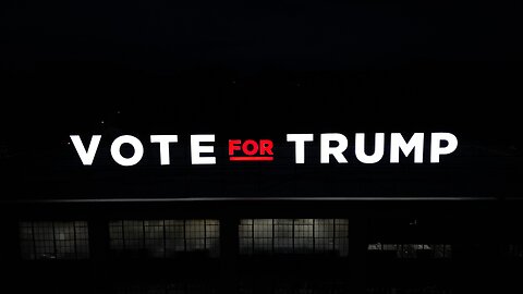 Story behind the VOTE FOR TRUMP sign