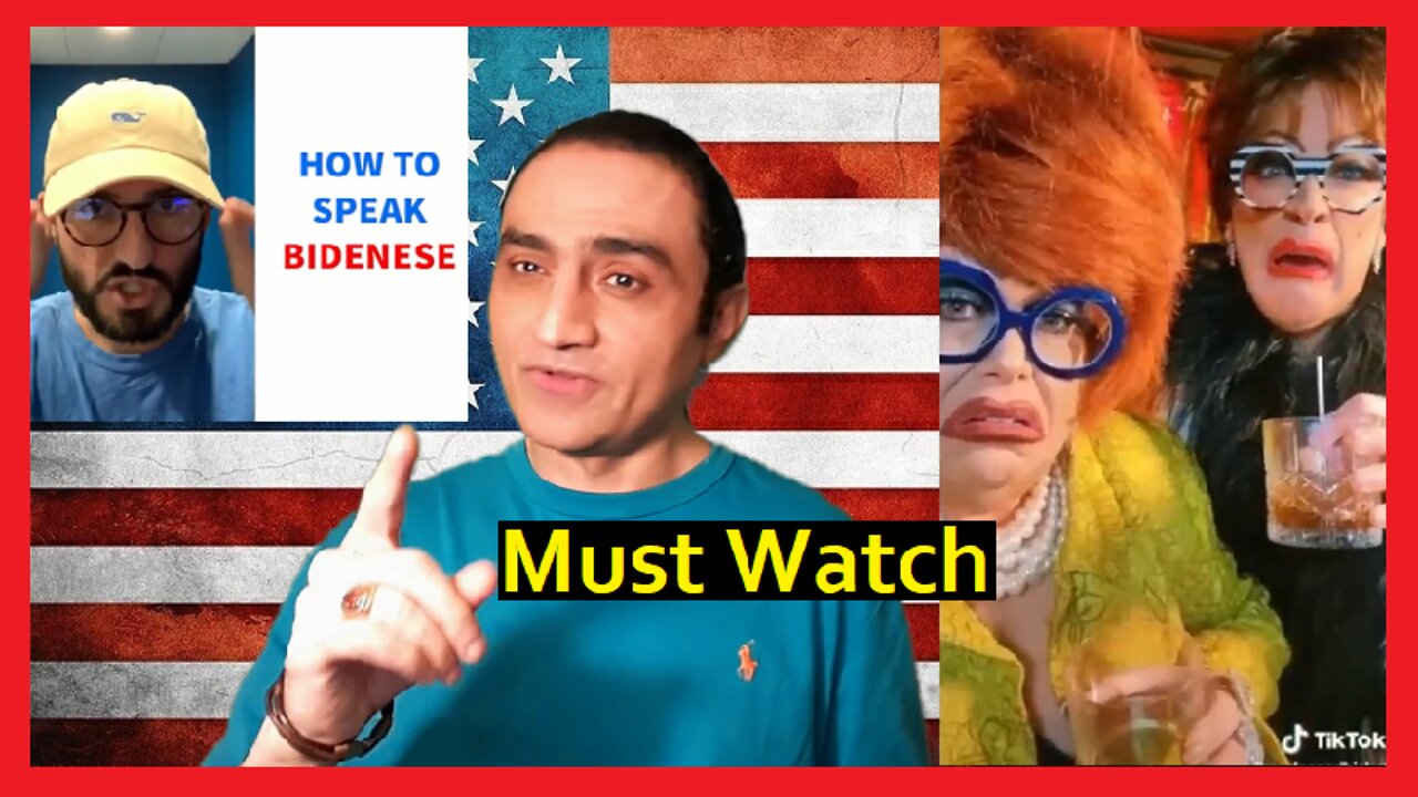 How to speak Bidenese - Ahmed Basuoni REACTS to Insane Crazy Woke TikTok | Mental Illness TikToks