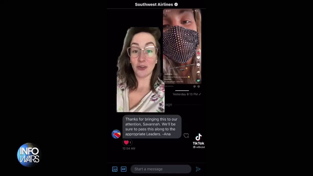 Psycho Leftist Woman Stalks Lady Who Didn’t Wear A Proper Mask On Her Flight