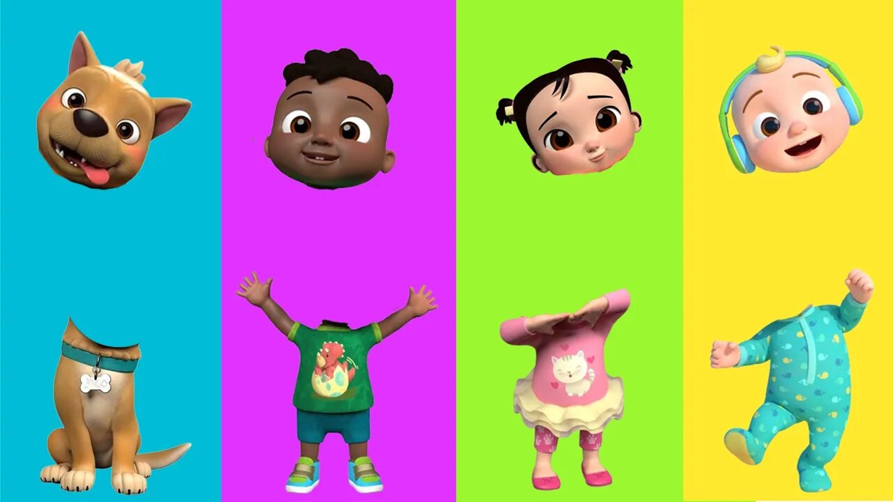 COCOMELON | Match the Head | Video for kids