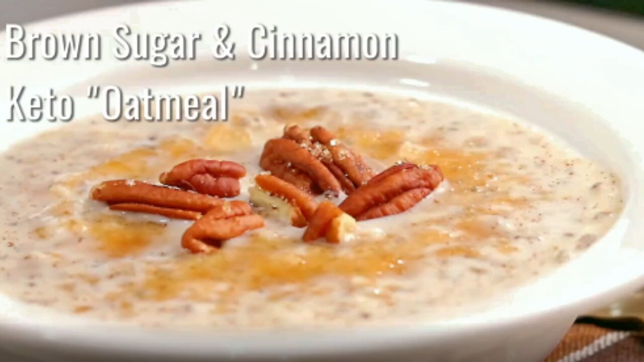 Keto Diet Recipes Keto brown sugar and cinnamon breakfast oats