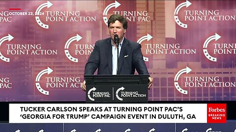 Tucker Carlson Goes Absolutely Nuclear On Kamala, Tim Walz, 'Creepy' Liz Cheney At GA Trump Event