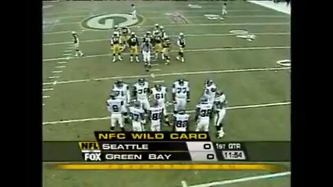 2004-01-04 NFC Wild Card Seattle Seahawks vs Green Bay Packers